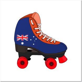 Roller Skating Australia Posters and Art